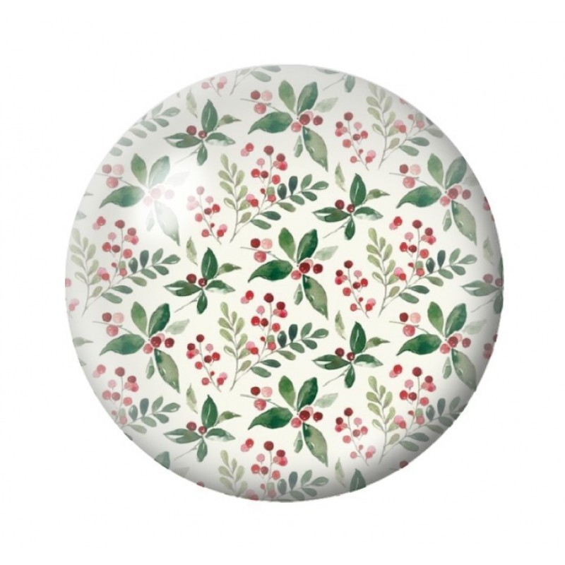 Cabochon en Verre Illustré Noël 12 à 25mm
