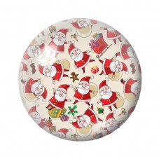 Cabochon en Verre Illustré Noël 12 à 25mm pour la création de bijoux fantaisie - DIY