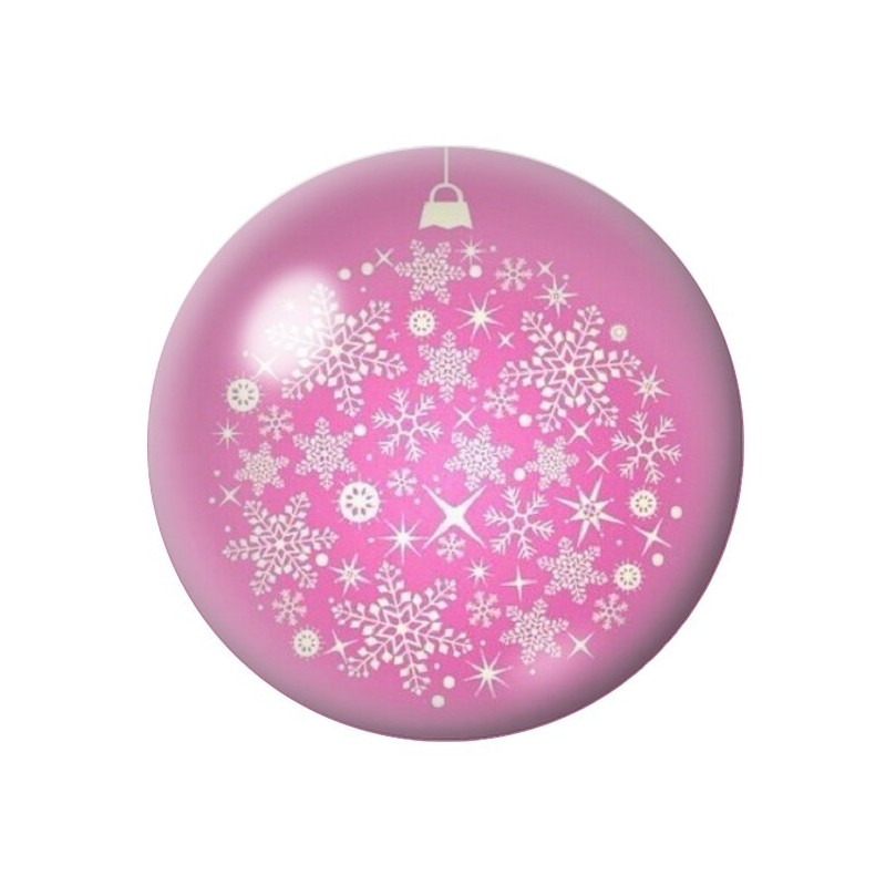 Cabochon en Verre Illustré Noël 12 à 25mm