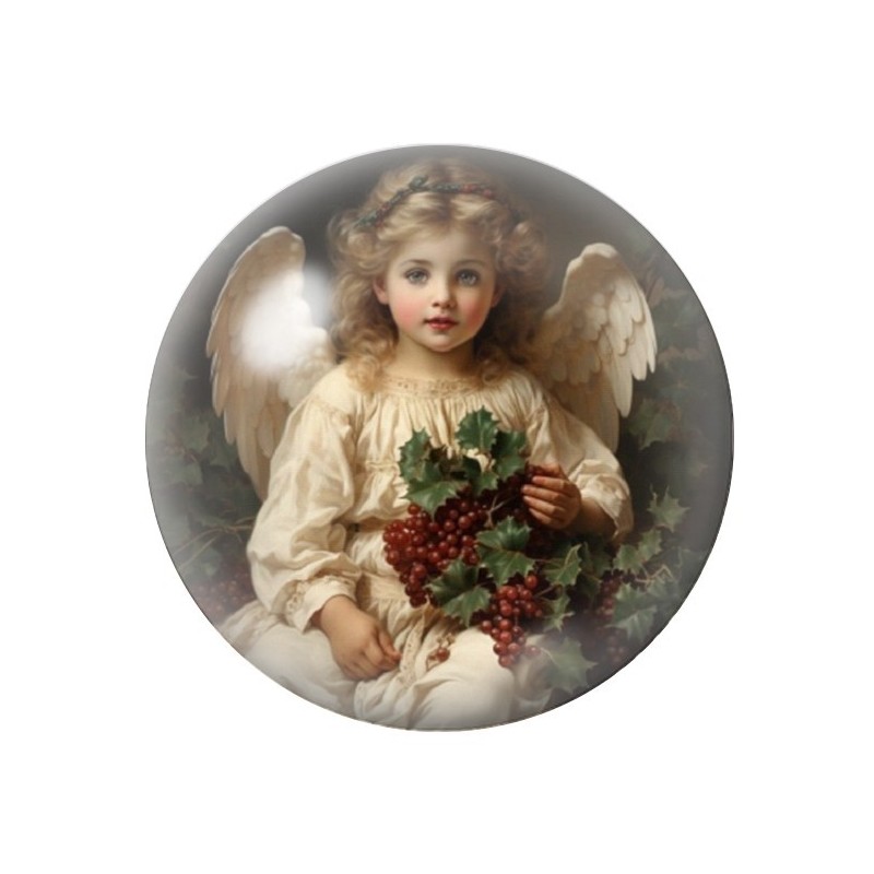 Cabochon en Verre Illustré Noël 12 à 25mm