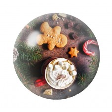 Cabochon en Verre Illustré Noël 12 à 25mm pour la création de bijoux fantaisie - DIY