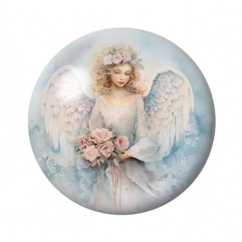 Cabochon en Verre Illustré Noël 12 à 25mm