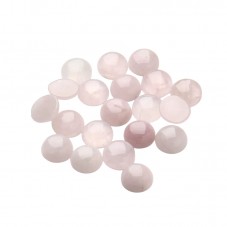 Cabochon en Pierre Naturelle Quartz Rose 12mm