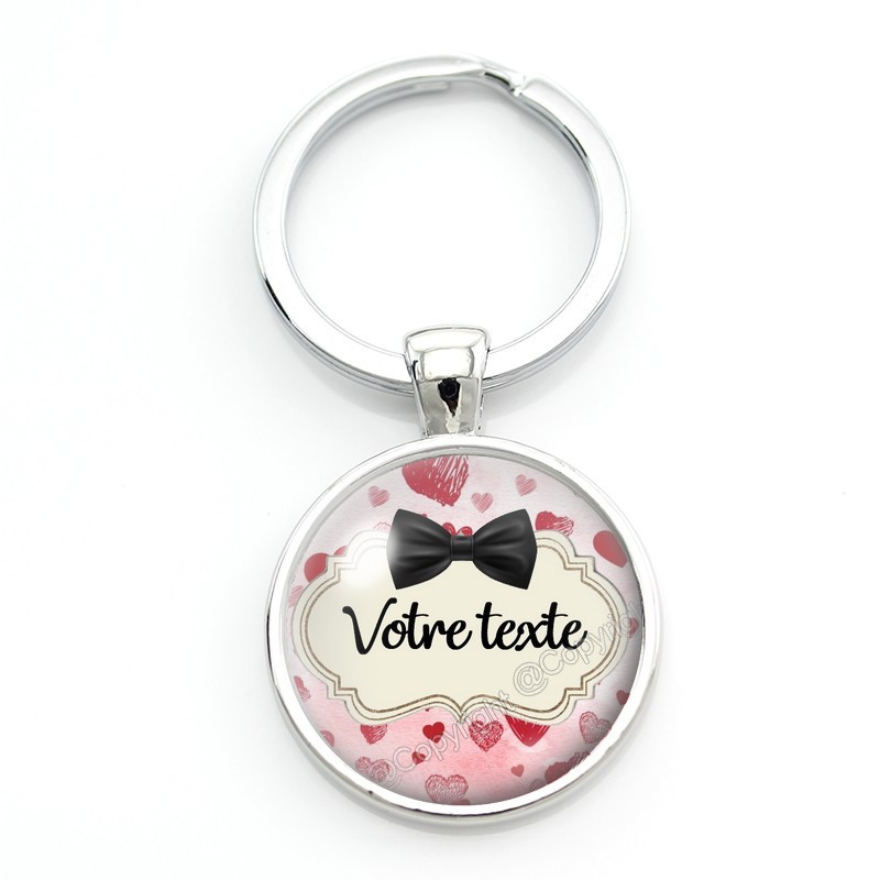 Porte-clé "Texte à personnaliser" Cadeau Original Anniversaire Noël