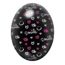 Cabochon en Verre Illustré Coeur Amour 13x18, 18x25 ou 30x40mm  pour la Création de Bijoux Fantaisie - DIY