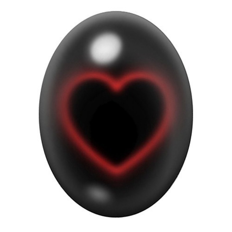 Cabochon en Verre Illustré Coeur Amour 13x18, 18x25 ou 30x40mm