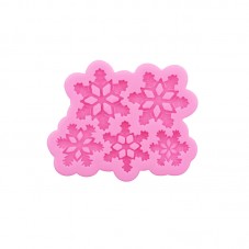 Moule en Silicone Flocon de Neige Noël Fimo Résine Gâteau Plâtre