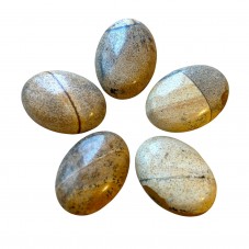 Cabochon en Pierre Naturelle Jaspe Paysage 18x25mm