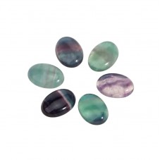 Cabochon en Pierre Naturelle Fluorite 18x25mm