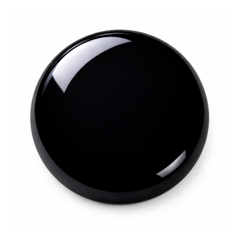 Cabochon en Pierre Naturelle Agate Noir 14mm