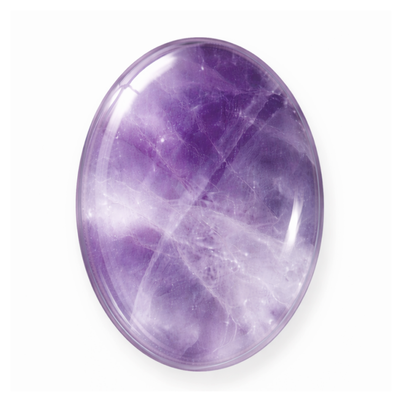 Cabochon en Pierre Naturelle Améthyste 13x18mm