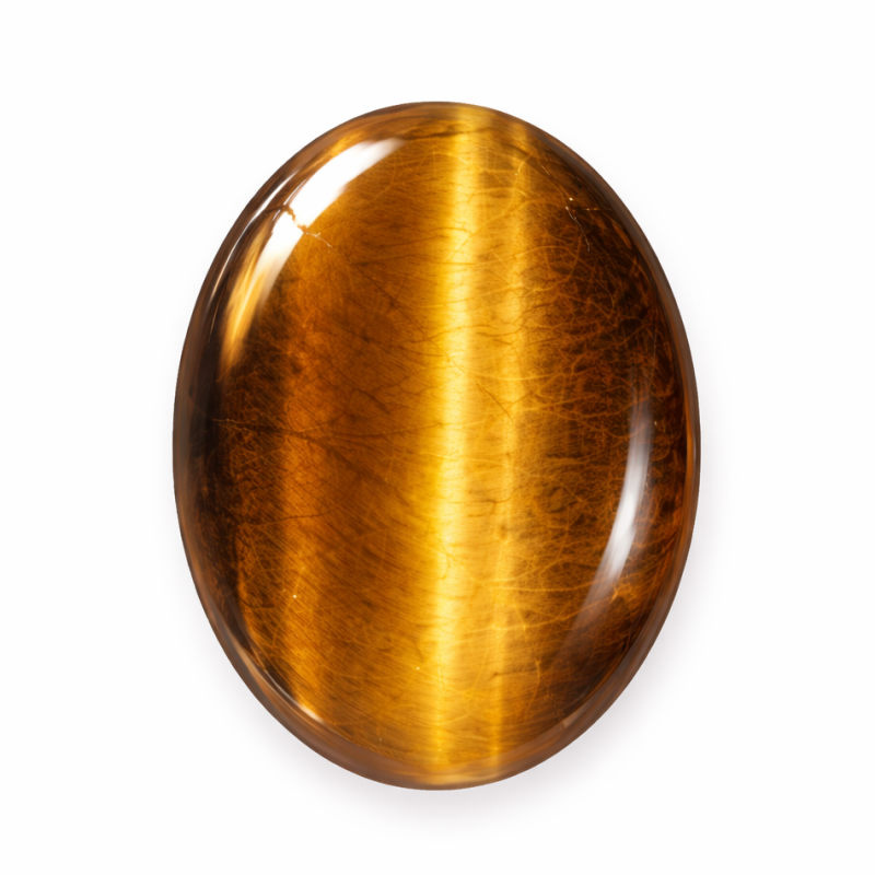 Cabochon en Pierre Naturelle Oeil de Tigre 18x25mm