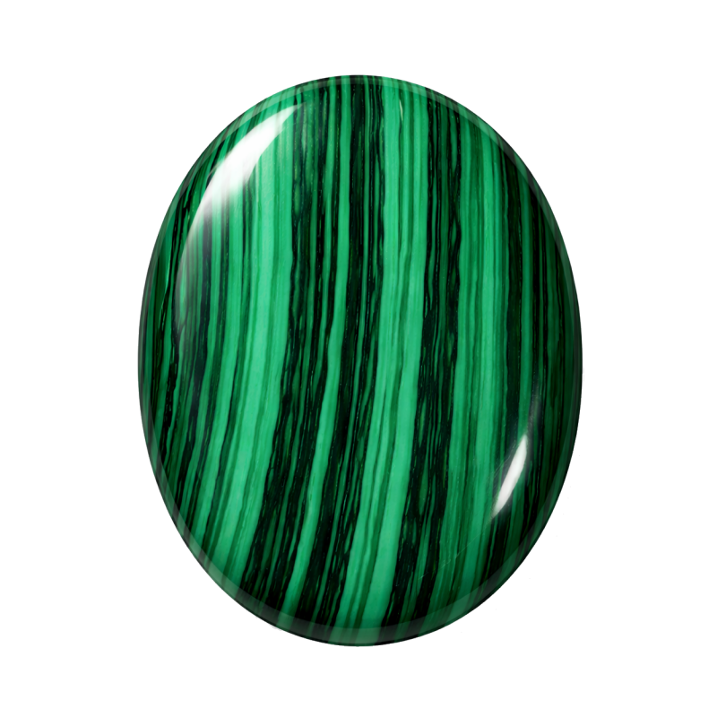Cabochon en Pierre Naturelle Malachite 30x40mm