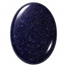 Cabochon en Pierre Naturelle Pierre de Sable Bleue 30x40mm pour la Création de Bijoux Fantaisie - DIY