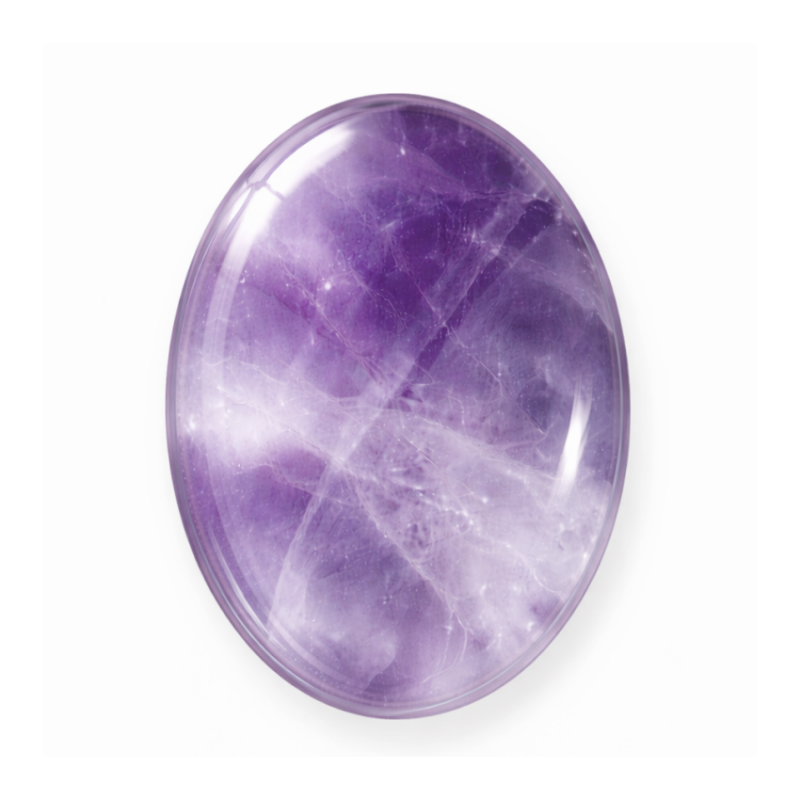 Cabochon en Pierre Naturelle Améthyste 30x40mm