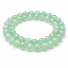 5 Perles Pierre Naturelle Quartz Vert 8mm