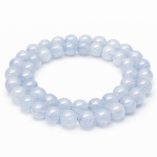 5 Perles Pierre Naturelle Aigue-Marine 8mm