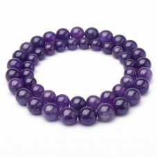 10 Perles Pierre Naturelle Améthyste 6mm