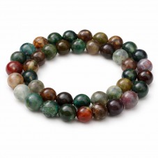 10 Perles Pierre Naturelle Agate Indienne 6mm