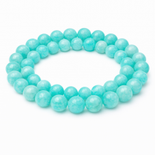 5 Perles Pierre Naturelle à Facette Agate Bleu/Vert 8mm pour la Création de Bijoux Fantaisie - DIY