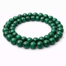 10 Perles Pierre Naturelle Malachite 6mm