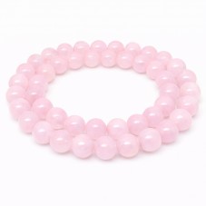 10 Perles Pierre Naturelle Quartz Rose 6mm