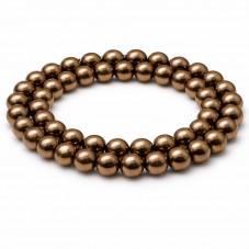 5 Perles Pierre Naturelle Hématite Chocolat 8mm