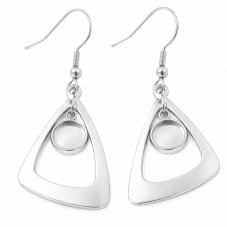 1 Paire de Support Boucle d'Oreille en Acier Inoxydable pour Cabochon 10mm pour la Création de Bijoux Fantaisie - DIY