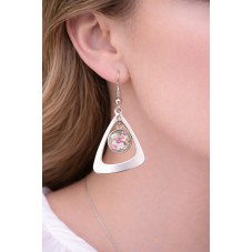1 Paire de Support Boucle d'Oreille en Acier Inoxydable pour Cabochon 10mm