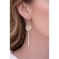 1 Paire de Support Boucle d'Oreille en Acier Inoxydable pour Cabochon 12, 14, 16, 18 ou 20mm