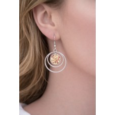 1 Paire de Support Boucle d'Oreille en Acier Inoxydable pour Cabochon 12mm