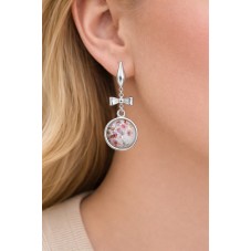 1 Paire de Supports Boucles d'Oreilles en Acier Inoxydable Argenté pour Cabochon 12 ou 20mm