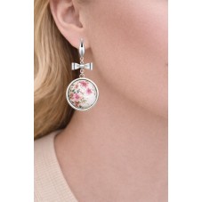 1 Paire de Support Boucle d'Oreille en Acier Inoxydable pour Cabochon 12 ou 20mm