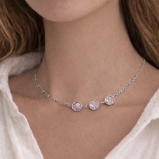 Collier Argenté pour Cabochon 12mm Chaîne Fine 1,2mm en Acier Inoxydable 60cm