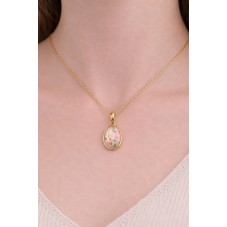 Support Pendentif Doré en Acier Inoxydable pour Cabochon 13x18mm