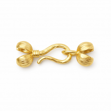 1 Cache-Noeud Fermoir Embout Bourgeon en Métal Doré 20x6mm pour la Création de Bijoux Fantaisie - DIY