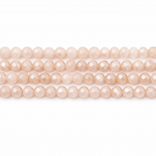 110 Perles à Facettes en Verre Rose 4mm pour la Création de Bijoux Fantaisie - DIY