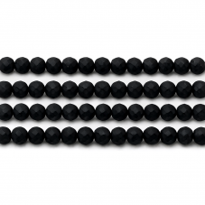 110 Perles à Facettes en Verre Noir Mat 4mm pour la Création de Bijoux Fantaisie - DIY