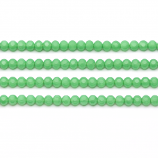 125 Perles à Facettes en Verre Vert Foncé 4mm pour la Création de Bijoux Fantaisie - DIY