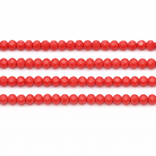 125 Perles à Facettes en Verre Orange 4mm pour la Création de Bijoux Fantaisie - DIY