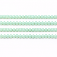 125 Perles à Facettes en Verre Vert Pâle 4mm pour la Création de Bijoux Fantaisie - DIY