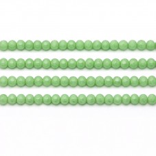 125 Perles à Facettes en Verre Vert 4mm pour la Création de Bijoux Fantaisie - DIY