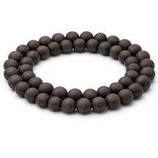 5 Perles Pierre Naturelle Jaspe Sang Mat 8mm pour la Création de Bijoux Fantaisie - DIY