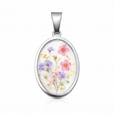 Support Pendentif en Acier Inoxydable Argenté pour Créations en Résine 18x25mm