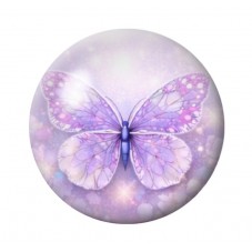 Cabochon en Verre Illustré Papillon 12 à 25mm pour la création de bijoux fantaisie - DIY
