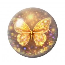 Cabochon en Verre Illustré Papillon 12 à 25mm pour la création de bijoux fantaisie - DIY