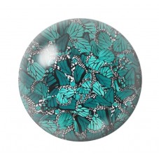 Cabochon en Verre Illustré Papillon 12 à 25mm pour la création de bijoux fantaisie - DIY