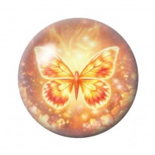 Cabochon en Verre Illustré Papillon 12 à 25mm pour la création de bijoux fantaisie - DIY