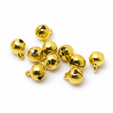 10 Breloques Grelot Clochette Doré 6mm pour la Création de Bijoux Fantaisie - DIY