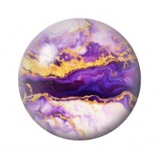 Cabochon en Verre Illustré Marbre Doré 12 à 25mm pour la création de bijoux fantaisie - DIY